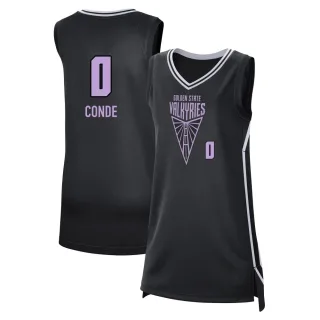 Women's Golden State Valkyries Maria Conde Explorer Edition Victory Black 2025 Jersey